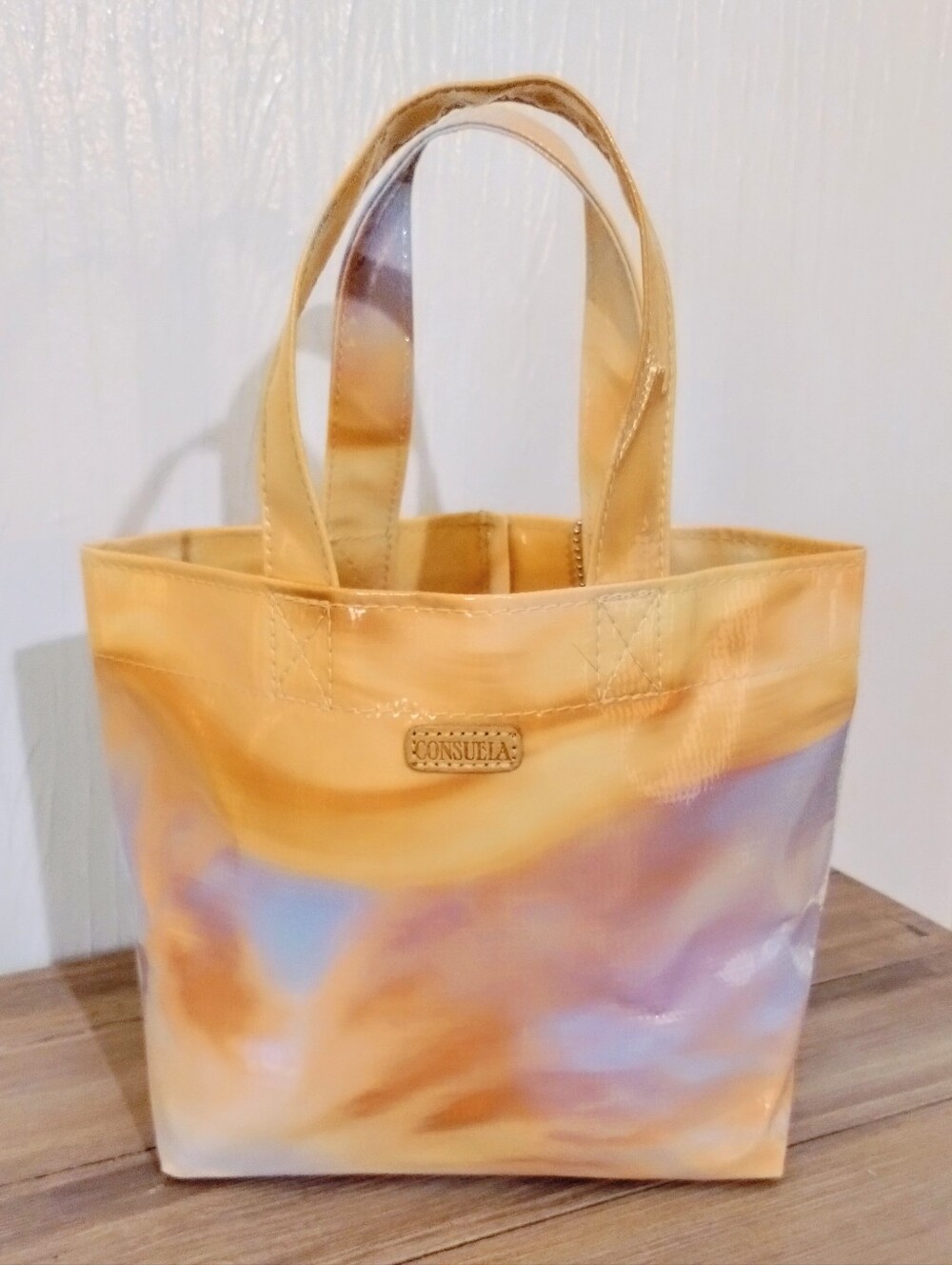 Consuela Grab & Go Mini Pastel Tie-Dye Tote Bag